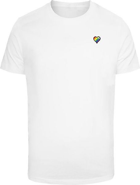 Mister Tee T-Shirt Glossy Heart Pride Tee günstig online kaufen