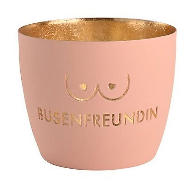 Giftcompany Windlicht Windlicht Madras Busenfreundin Pastellrosa/Gold günstig online kaufen