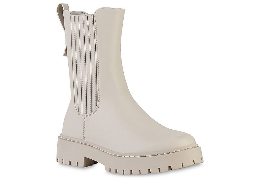 VAN HILL 840740 Stiefel Damen Leicht Gefütterte Klassische Stiefel Plateau günstig online kaufen