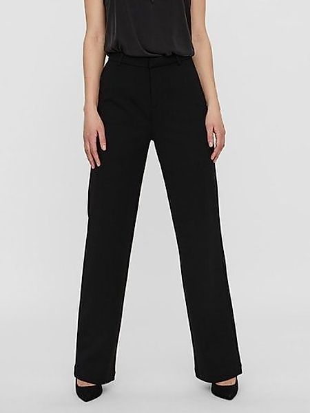 Vero Moda Anzughose VMZAMIRA MW SLIM STRAIGHT PANT NOOS mit Gürtelschlaufen günstig online kaufen