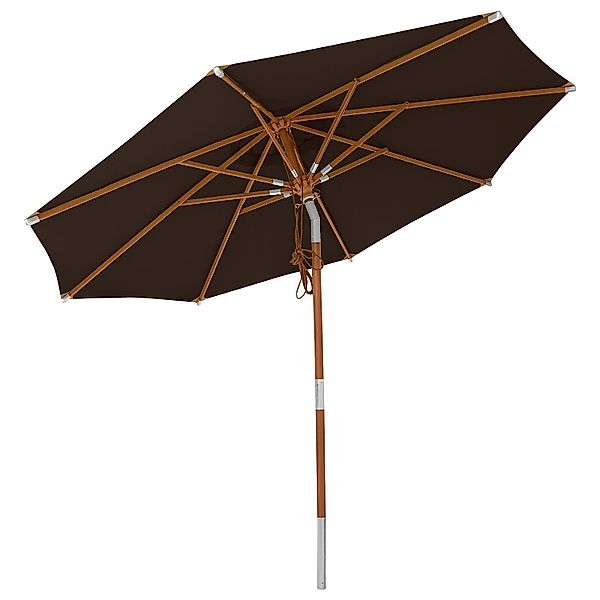 anndora-sonnenschirm Sonnenschirm 3m rund Knickbar Dreh-Kipp-Mechanismus, günstig online kaufen