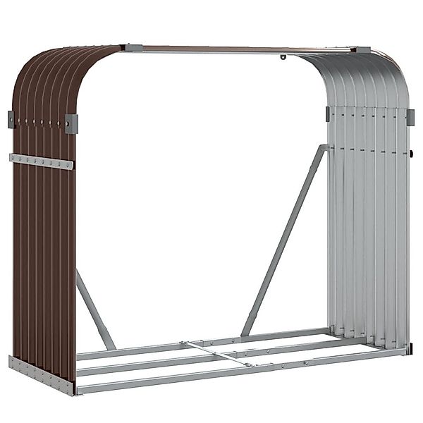 vidaXL Kaminholzregal Kaminholzunterstand Braun 120x45x100 cm günstig online kaufen