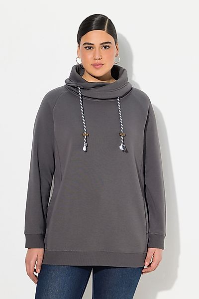 Ulla Popken Sweatshirt Sweatshirt weiter Stehkragen günstig online kaufen