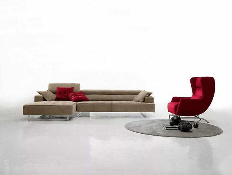 JVmoebel Ecksofa Ecksofa Leder Moderne Luxus Sofas L Form Sofa Eckcouch Woh günstig online kaufen