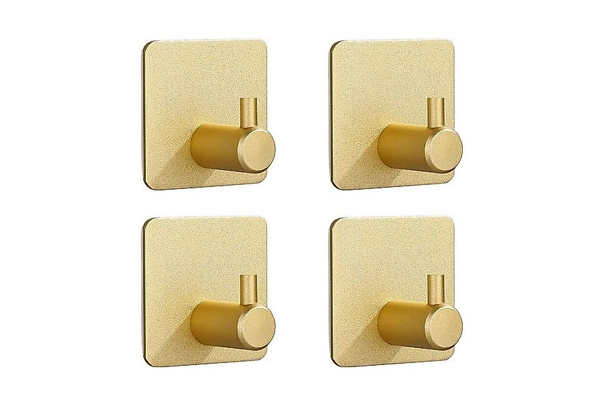 NUODWELL Handtuchhaken Ohne Bohren - Golden Haken Selbstklebend Klebehaken günstig online kaufen