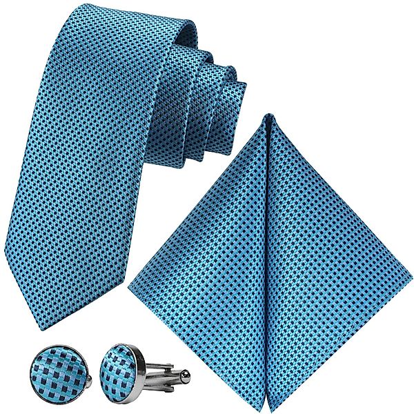 GASSANI Krawatte Karo Hochzeitskrawatte Tuch Festlich günstig online kaufen