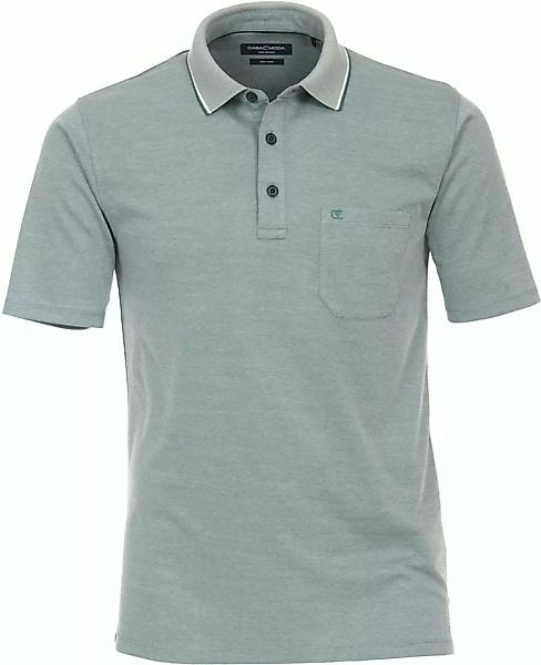 Casa Moda Poloshirt Stretch Melange Hellgrün - Größe XXL günstig online kaufen
