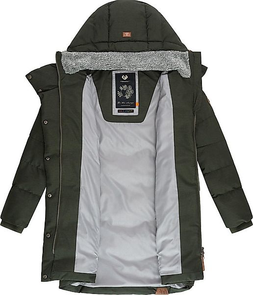 Ragwear Wintermantel Pavla stylischer Winterparka mit Teddyfutter und Kapuz günstig online kaufen