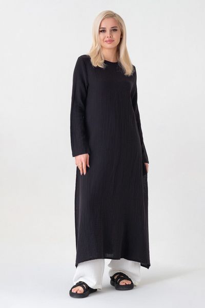 WENOR Longtunika Musselin 100 % Baumwolle 125 cm, günstig online kaufen