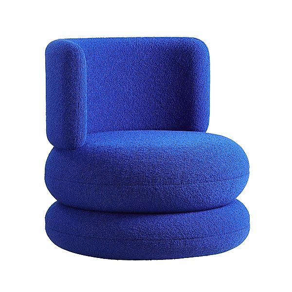 VerPan - Easy Sessel - blau/Stoff Dedar Karandash 006/HxØ 82,5x80cm günstig online kaufen
