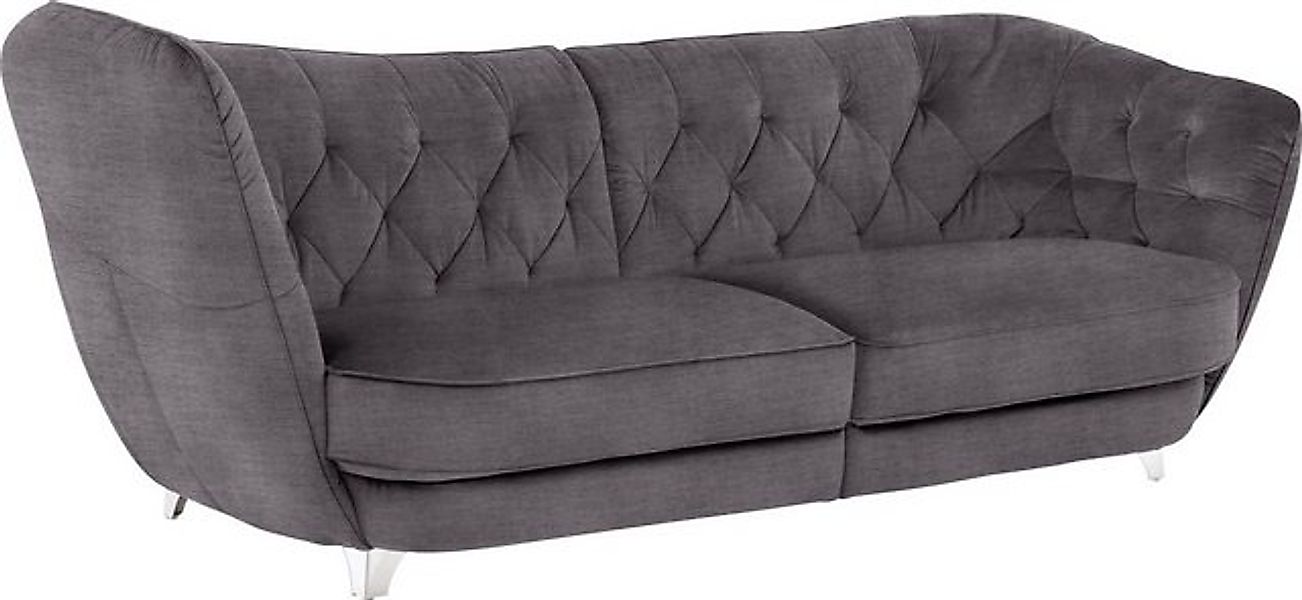 Leonique Big-Sofa Retro, stylischer Hochlehner günstig online kaufen