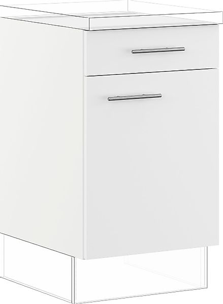 IMPULS KÜCHEN Unterschrank ""Prag und Valencia", Breite/Höhe: 50/72,3 cm", günstig online kaufen