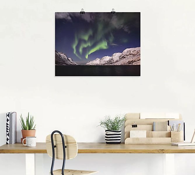 Artland Poster »Nordlicht Norwegen I«, Himmel, (1 St.) günstig online kaufen