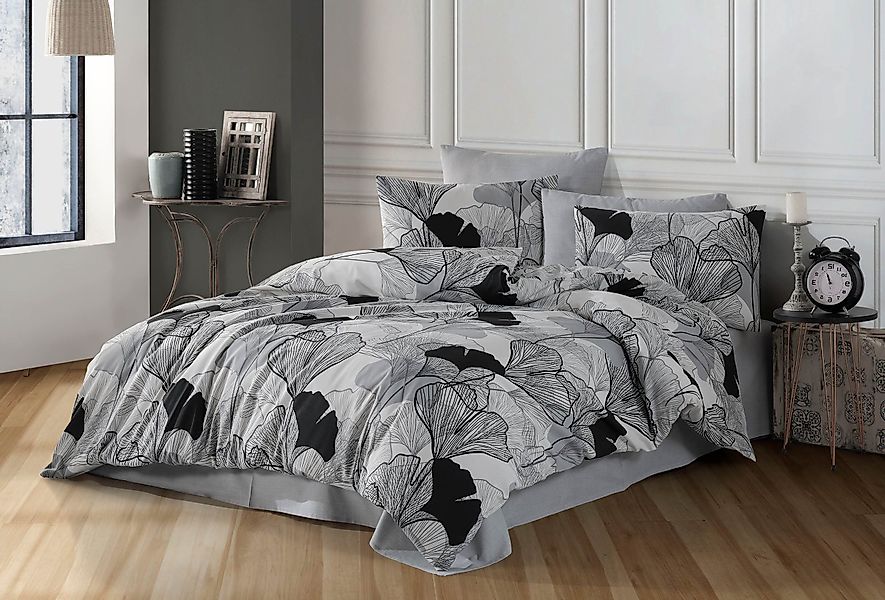 Buymax Bettwäsche Bettbezug-Set Ginco, Baumwollmischung, 3 günstig online kaufen