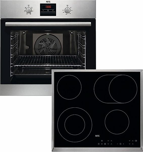 AEG Backofen-Set "BES33101ZM" mit Teleskopauszug nachrüstbar Wasserdampfrei günstig online kaufen