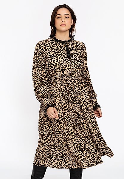 YOEK A-Linien-Kleid Damen Kleid mit Druck günstig online kaufen