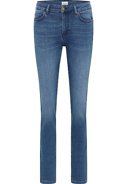 Mustang Damen Jeans CROSBY Relaxed Slim Fit - Blau - Mid Blue Denim günstig online kaufen