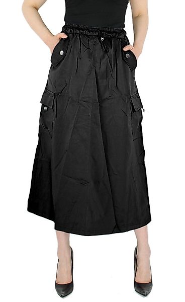 dy_mode Cargorock Trendiger Damen-Midi-Rock mit Taschen günstig online kaufen