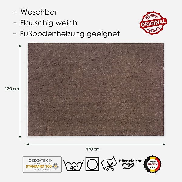 DomDeco Teppich Waschbarer Teppich FEEL günstig online kaufen