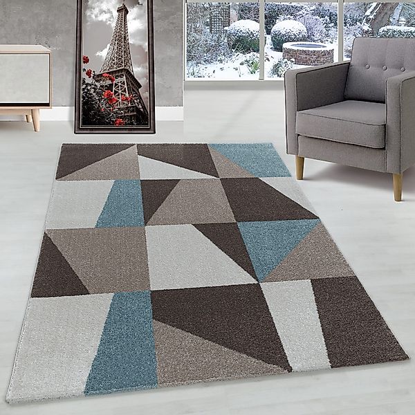Carpettex Frisé-Teppich Ombre Design, Läufer, Höhe: günstig online kaufen