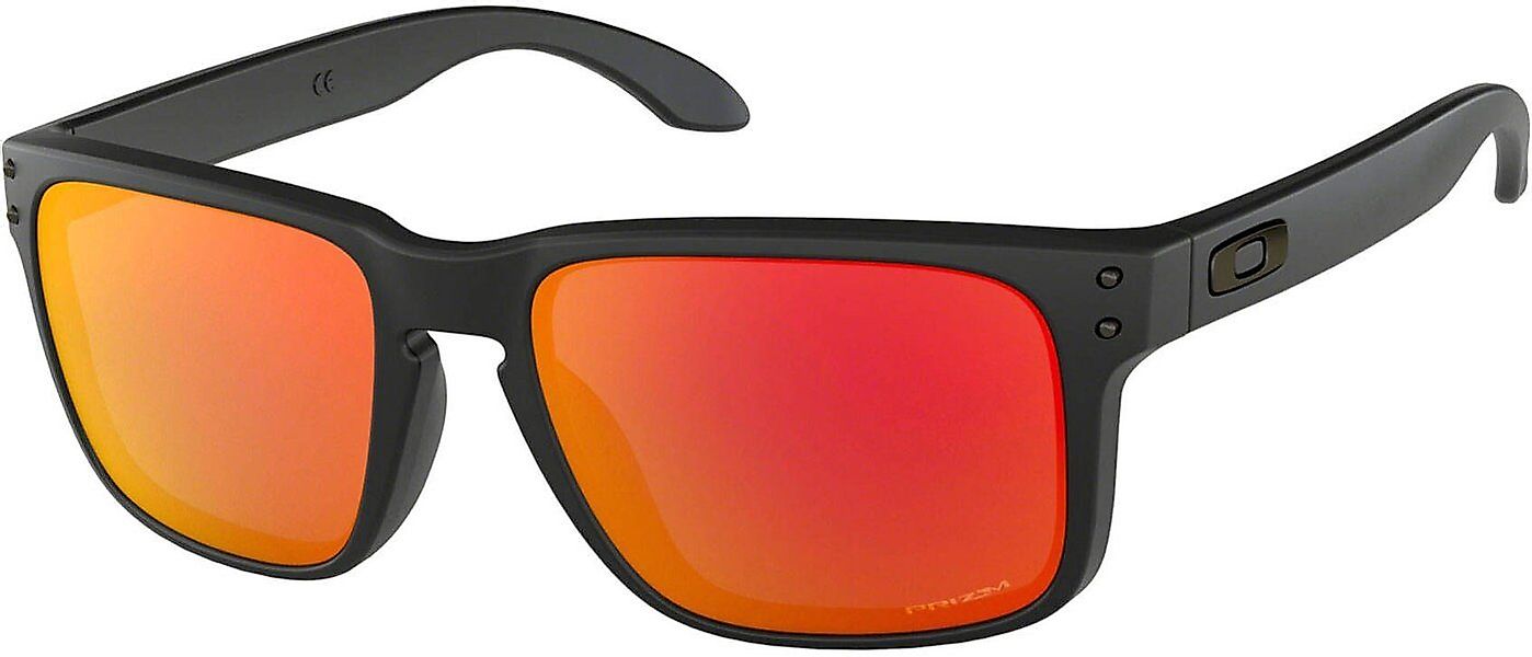 Oakley Sonnenbrille HOLBROOK MATTE BLACK/PRIZM RUBY günstig online kaufen