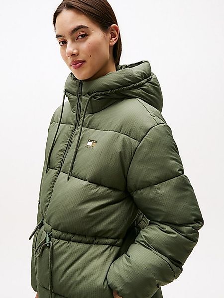 Tommy Jeans Steppjacke TJW HOODED MIDI PUFFER JACKET günstig online kaufen