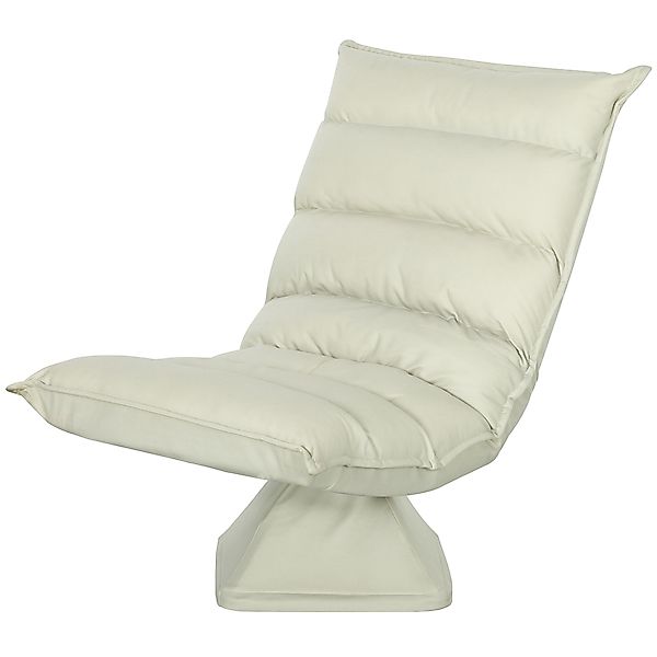 HOMCOM Bodensofa Bodenstuhl mit verstellbarer Lehne drehbarer Meditationsst günstig online kaufen