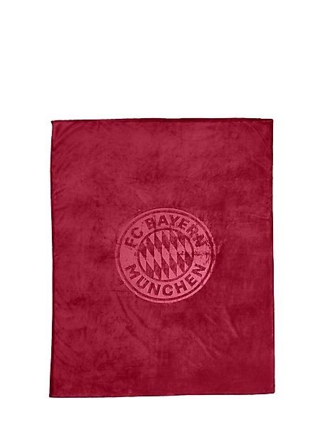 Wohndecke FC Bayern München I Kuscheldecke I Sofadecke I Bordeaux I 200 x 1 günstig online kaufen