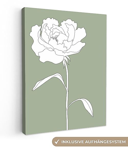 OneMillionCanvasses® Leinwandbild Rose - Blumen - günstig online kaufen