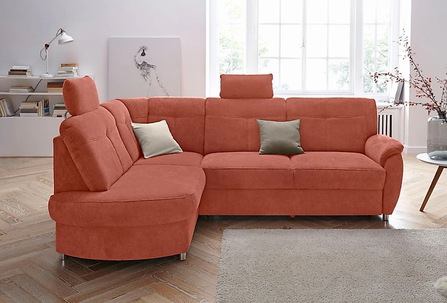 sit&more Ecksofa "Sonoma L-Form" wahlweise mit Bettfunktion und Bettkasten günstig online kaufen