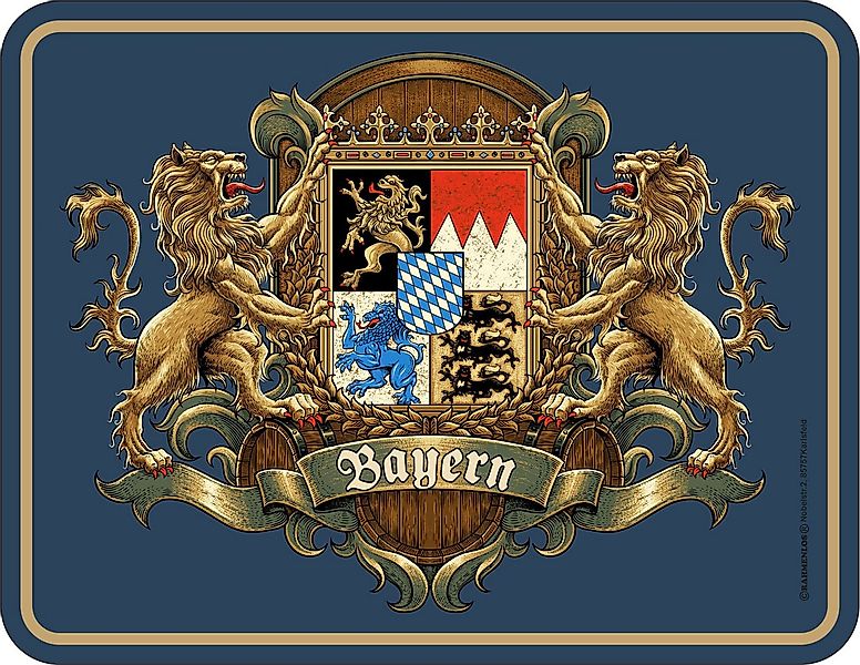 Metallschild Bayern - Fun-Schilder - Wappen günstig online kaufen