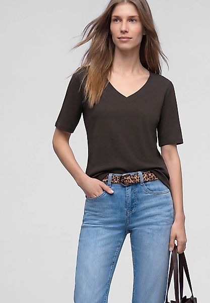 STREET ONE V-Shirt aus reiner Baumwolle günstig online kaufen