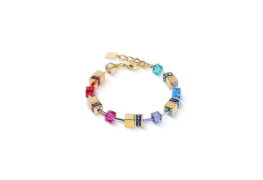 COEUR DE LION Armband Schmuck Edelstahl GeoCUBE® Iconic Metallic Rainbow Wü günstig online kaufen
