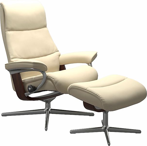 Stressless "View" mit Cross Base, Größe S, M & L, Holzakzent Braun günstig online kaufen