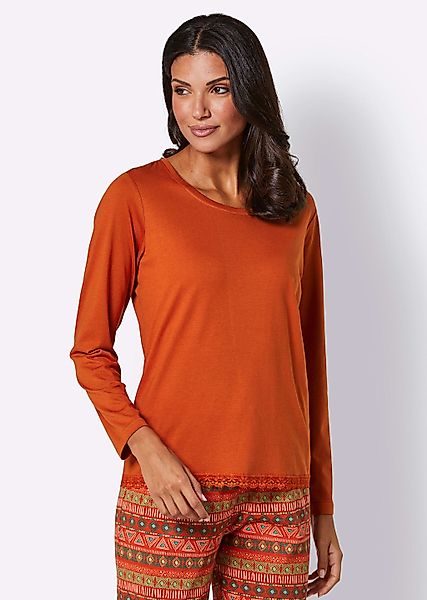 wäschepur Pyjamaoberteil "Schlafanzug-Shirt", (1 tlg.) günstig online kaufen