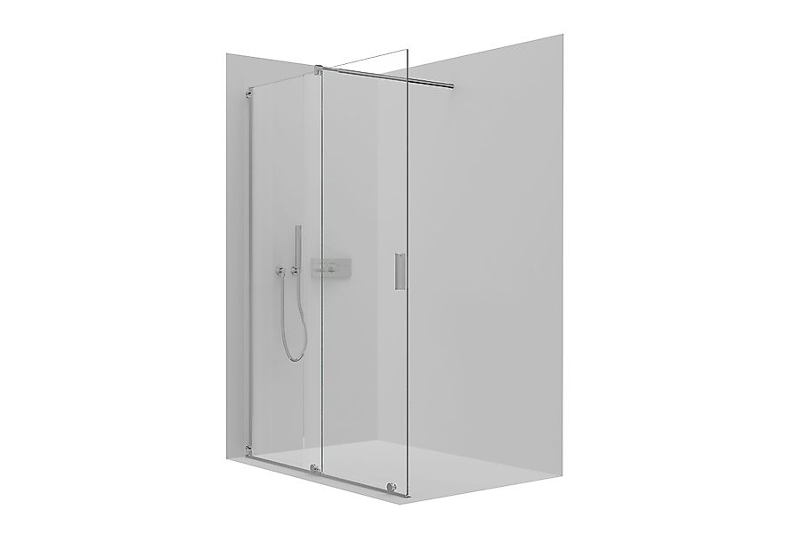 Bernstein Walk-in-Dusche NT101, Glasstärke: 8mm Echtglas günstig online kaufen