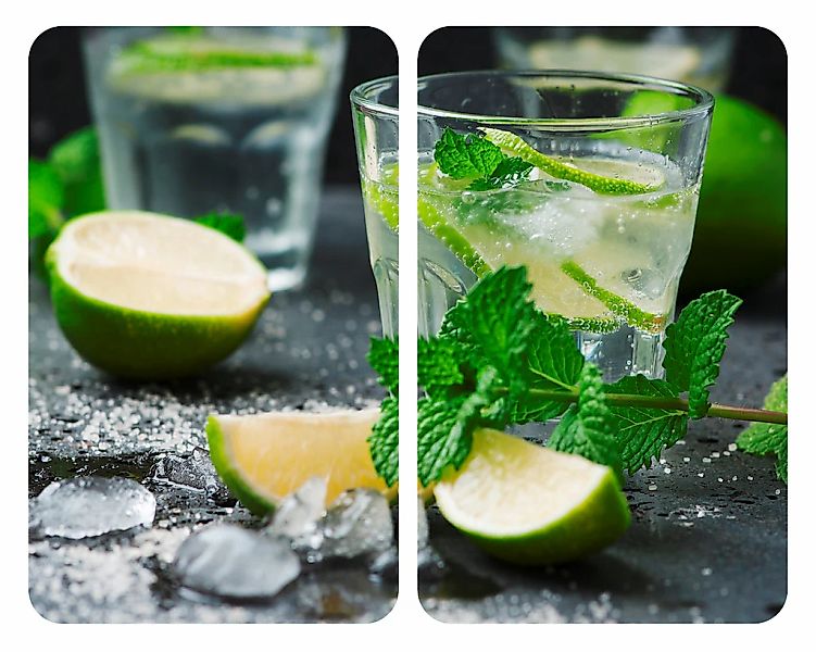 WENKO Herd-Abdeckplatte "Universal Modell Mojito", (Set, 2 tlg.), Herdabdec günstig online kaufen