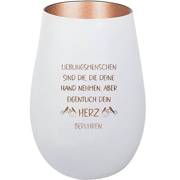 Der Porzellan-Laden Windlicht Personalisiertes Windlicht mit günstig online kaufen