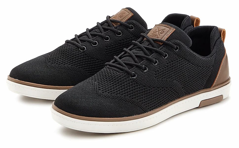 John Devin Sneaker "Schnürschuh", Mesh-Optik, Freizeitschuh, Halbschuh, Sch günstig online kaufen