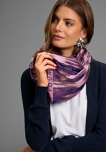 Laura Scott Loop, mit modischem Druck & Schrift-Mix - NEW günstig online kaufen