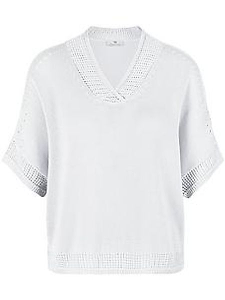 V-Pullover Peter Hahn weiss günstig online kaufen