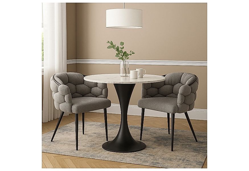 HTI-Living Esszimmerstuhl Stuhl Alsen Schwarz Grau (Stück, 1 St), Design Po günstig online kaufen