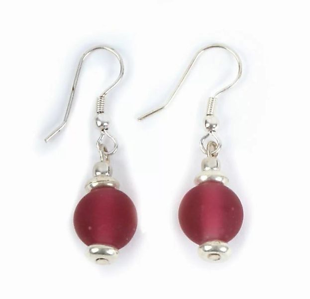 Ohrringe Mit Roten Glasperlen Von El Puente günstig online kaufen