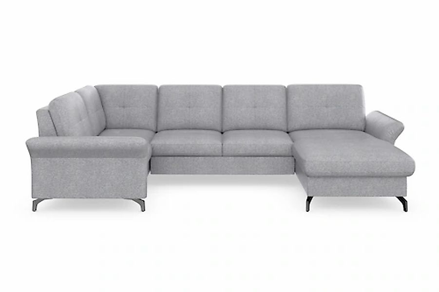 Home affaire Wohnlandschaft »Calando U-Form« wahlweise mit Bettfunktion, Be günstig online kaufen