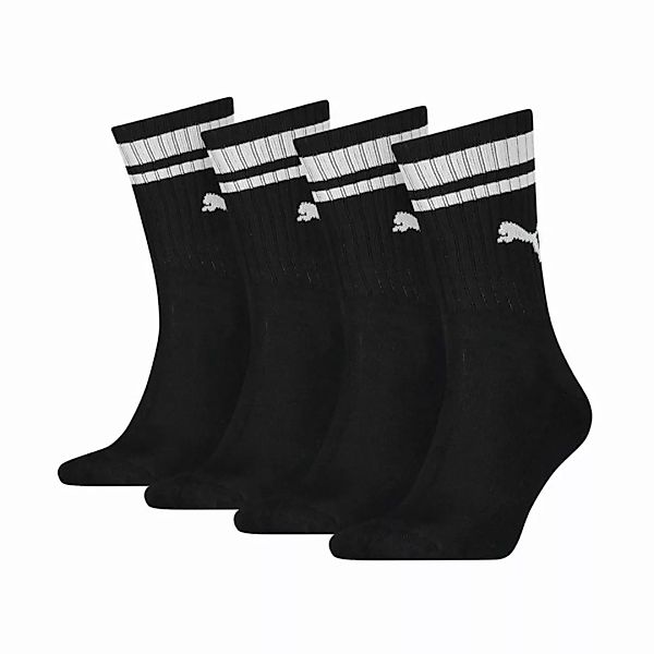 PUMA Unisex Sport-Socken, 4er Pack - Crew Heritage, ECOM, Frottee-Sohle, St günstig online kaufen