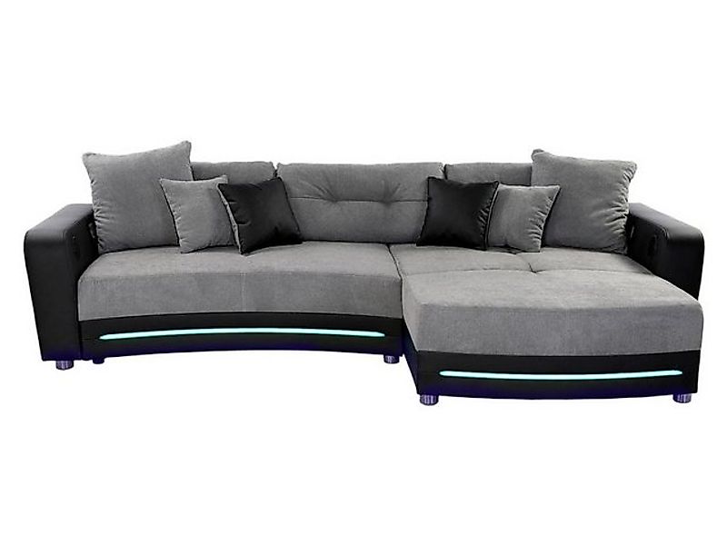 luma-home Loungesofa 15411, Multimedia mit RGB-LED Beleuchtung und Bluetoot günstig online kaufen
