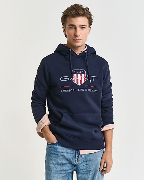 Gant Hoodie "REG ARCHIVE SHIELD HOODIE", mit modischer Logostickerei auf de günstig online kaufen