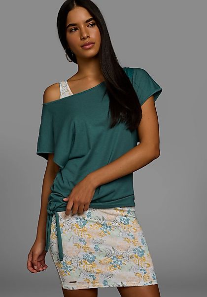 KangaROOS Sommerkleid, (Set, 2 tlg., mit T-Shirt), Set Shirt Kleid mit Blum günstig online kaufen