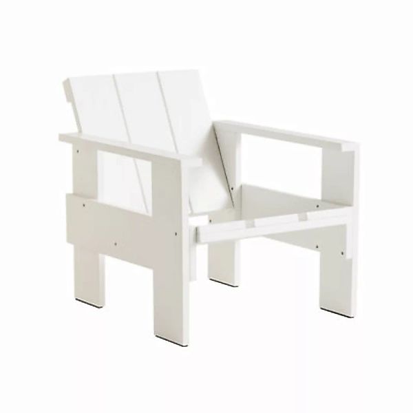 Lounge-Sessel Crate holz weiß / Gerrit Rietveld - Holz - Hay - Weiß günstig online kaufen