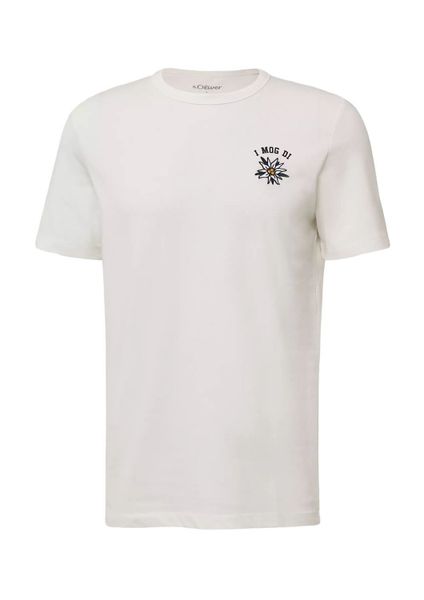 s.Oliver T-Shirt T-Shirt mit Artwork kurzarm, günstig online kaufen